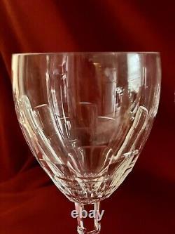 5 Pairs Vintage Stuart Crystal. Jasper Conran ICE Design Wine Glass Goblets. 9