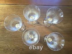 5 Venetian glass Water or white wine Goblets