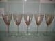 5 Vintage Fostoria June Pink 8.25 Wine Water Glasses Goblets
