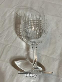 6 Baccarat Nancy Cordial Aperitif Port Sherry Glasses Crystal France Vintage