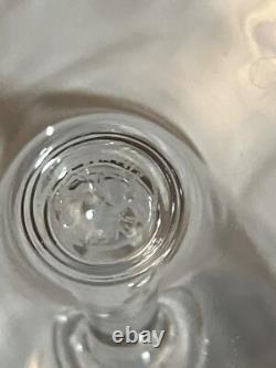 6 Baccarat Nancy Cordial Aperitif Port Sherry Glasses Crystal France Vintage