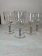 6 James Nadal Art Glass Signed Wine Glasses