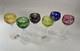 6 Nachtmann Bohemian Cut To Clear Wine Glasses 4 oz. With Original Boxes