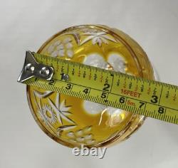 6 Nachtmann Bohemian Cut To Clear Wine Glasses 4 oz. With Original Boxes