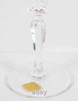6 STUNNNG Vtg Nachtmann Bleikrystall (Crystal) Cranberry Wine Glasses Bavaria 8