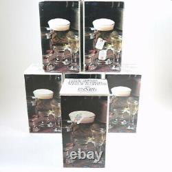 6 Vintage Danish Holmegaard Ships White Wine Glasses Per Lutken Boxed