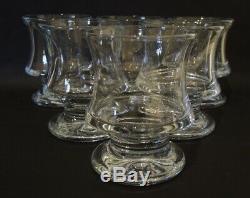 6 Vintage Holmegaard Crystal Royal Yacht Whisky Glasses 1977