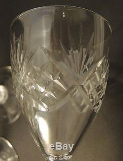 6 Vintage Holmegaard Cut Crystal Else 1923 Red Wine Glasses
