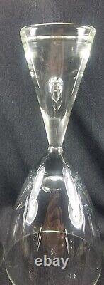 6 Vintage Holmegaard Princess Wine Glasses Brent Severin Denmark 6 1/2 EVC