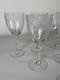 6 Vintage MCM Etched Wine Glasses