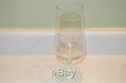 6 Vintage Rowland Ward Crystal Etched Animals Wine Beer Glasses Deer Fox Bird