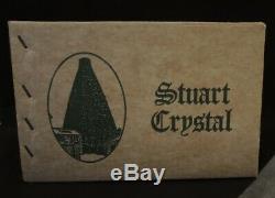 6 Vintage Stuart Crystal Camelot White Wine German Hock Glasses