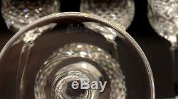 6 Vintage Waterford Colleen Wine Hock Glasses Marked 7 3/8