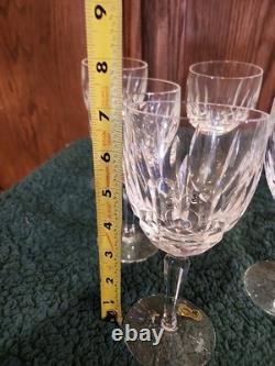 6 Vintage Waterford Crystal Kildare Wine Hock Glasses