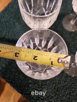 6 Vintage Waterford Crystal Kildare Wine Hock Glasses