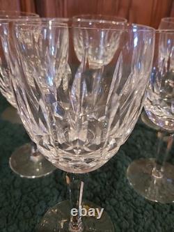 6 Vintage Waterford Crystal Kildare Wine Hock Glasses