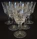 6 Vintage Waterford Crystal Lismore White Wine Glasses