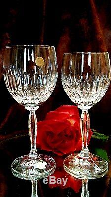 6 Vntg 7oz Crystal Wine Glasses Goblets Bleikristall Cristallerie Zwiesel German