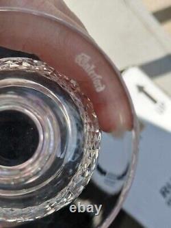 6 Waterford Crystal Vintage Colleen Wine Goblets/4.75/ Ireland