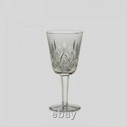 Waterford Crystal Lismore Claret Wine Goblet Glasses 5 7/8" Tall 