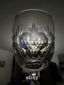 (6) Waterford VINTAGE CRYSTAL WINE GLASSES Curraghmore