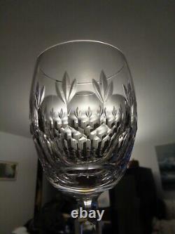 (6) Waterford VINTAGE CRYSTAL WINE GLASSES Curraghmore