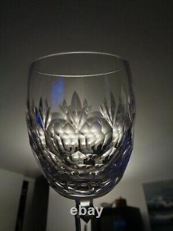 (6) Waterford VINTAGE CRYSTAL WINE GLASSES Curraghmore