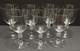7 Baccarat PROVENCE 5 5/8 CLARET WINE GLASSES Vintage French 6 oz Goblets