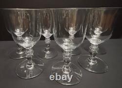 7 Baccarat PROVENCE 5 5/8 CLARET WINE GLASSES Vintage French 6 oz Goblets
