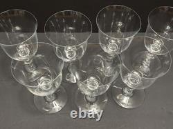 7 Baccarat PROVENCE 5 5/8 CLARET WINE GLASSES Vintage French 6 oz Goblets
