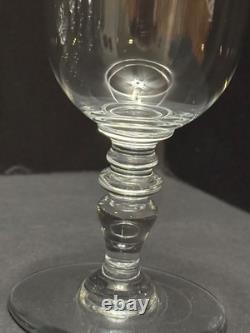 7 Baccarat PROVENCE 5 5/8 CLARET WINE GLASSES Vintage French 6 oz Goblets