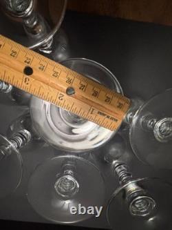 7 Baccarat PROVENCE 5 5/8 CLARET WINE GLASSES Vintage French 6 oz Goblets