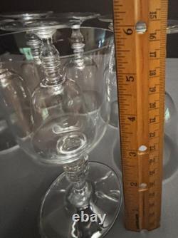 7 Baccarat PROVENCE 5 5/8 CLARET WINE GLASSES Vintage French 6 oz Goblets