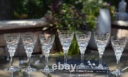 7 Vintage Port Wine Glasses Cordials, Tiffin Franciscan, Mimi, 1960
