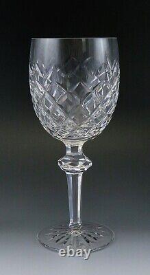 7 Waterford Powerscourt Cut Crystal Glass Wine or Water Goblet 7 5/8