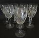 8 Art Deco Vintage Holmegaard Kastrup Cut Crystal Windsor Red Wine Glasses 1930