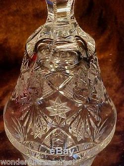 8 GORGEOUS Vintage Crystal CUT GLASS Wine Cordial Glasses FABULOUS Stems
