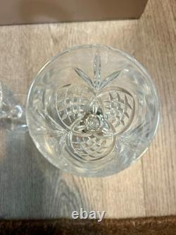 8 Marquis by Waterford VINTAGE Deep Red Wine Glasses Crystal Goblets 2005