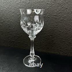 8 Mikasa Crystal VERSAILLES Wine Goblets Glasses Glass Vtg Set 7.25