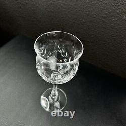 8 Mikasa Crystal VERSAILLES Wine Goblets Glasses Glass Vtg Set 7.25