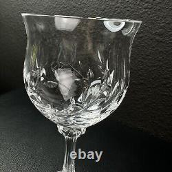 8 Mikasa Crystal VERSAILLES Wine Goblets Glasses Glass Vtg Set 7.25