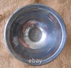 8 Vintage 5 Solid Silver Chales Goblets Wine Glasses Marked 00311