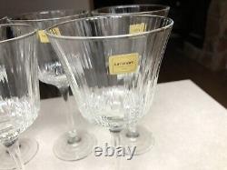 8 Vintage Luminarc Stem Wine Glasses France 8 1/4 new