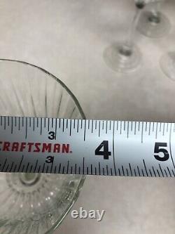 8 Vintage Luminarc Stem Wine Glasses France 8 1/4 new