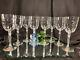 8 Vintage MCM Fostoria CHRISTIANA Crystal Wine / Water Glasses UNUSED