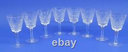 8 Vintage Waterford Stemmed Wine Glasses