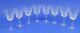 8 Vintage Waterford Stemmed Wine Glasses