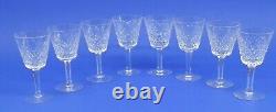 8 Vintage Waterford Stemmed Wine Glasses