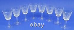 8 Vintage Waterford Stemmed Wine Glasses