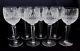 (8) WATERFORD COLLEEN WINE HOCK GLASSES MARKED 7 1/2 Vintage EXCELLENT